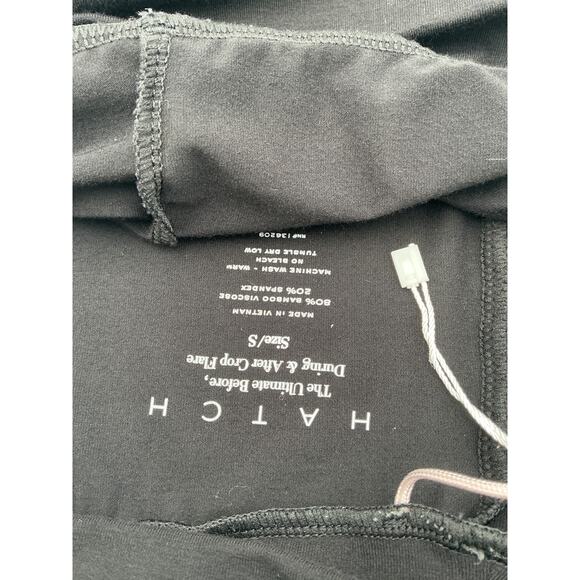 Hatch Black Viscose The Ultimate Before, During & After Crop Flare Legging Size - Picture 4 of 4